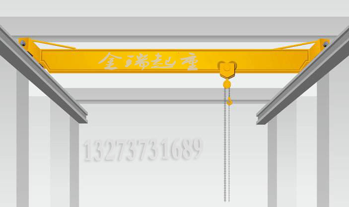手動單梁起重機發貨案例